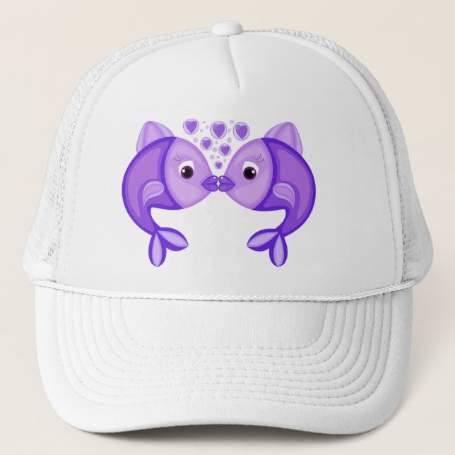 KISSING FISH TRUCKER HAT (Front)