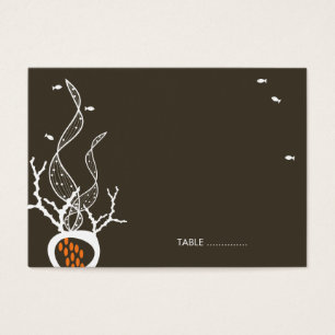 Kissing Fishes Corals Beach Whimsical Cute Wedding