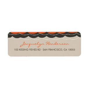 Kissing Fishes Corals Beach Whimsical Cute Wedding