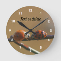 Kissing Ladybugs On A Wire Fence Personalised