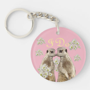 Kissing Meerkats, Key Ring