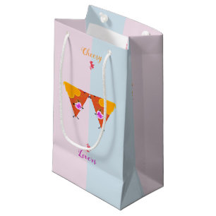Kissing Nacho Valentines Small Gift Bag
