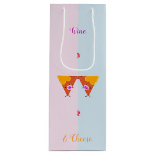 Kissing Nacho Valentines Wine Gift Bag