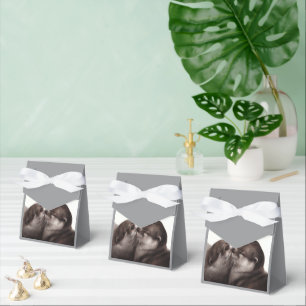 Kissing Otters - Hand Painted Wildlife Art Favour Box