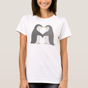 Kissing Penguins Cute Penguin Graphic T-shirt