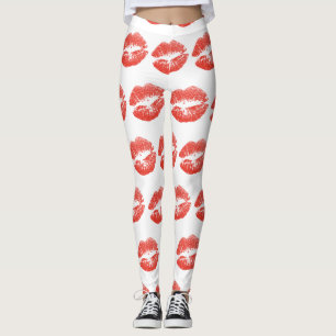 Kissing Red lips Thunder_Cove Leggings