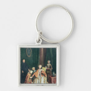 Kissing the Hand Key Ring