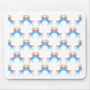 Kissing Unicorns Mouse Mat