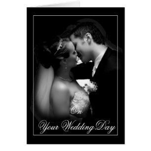 Kissing Wedding Couple Wedding Customisable Card