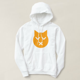 Kissing with Closed Eyes Emoji Cat Hoodie