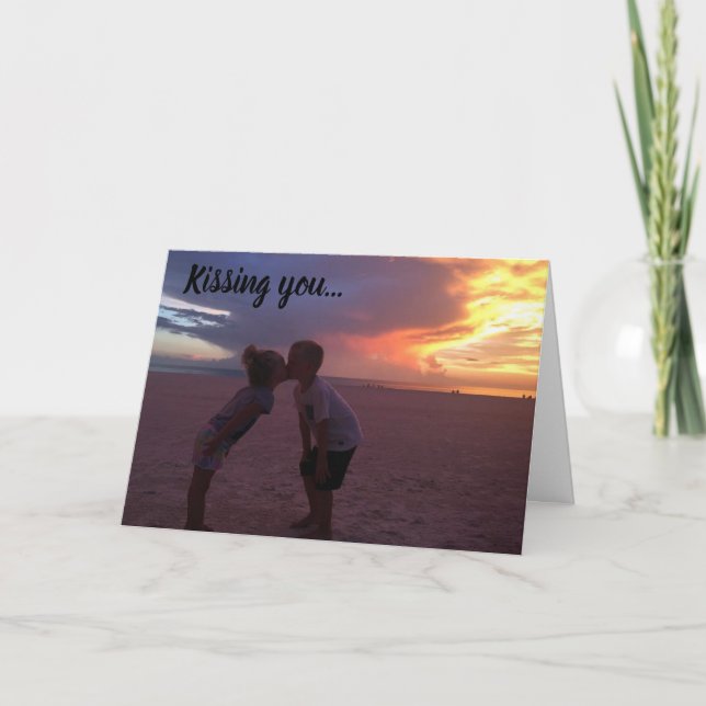 **KISSING YOU IS MY FAVORITE THING TO DO** CARD (Front)