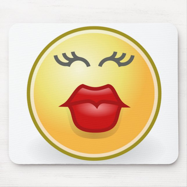 KISSY FACE MOUSE MAT (Front)