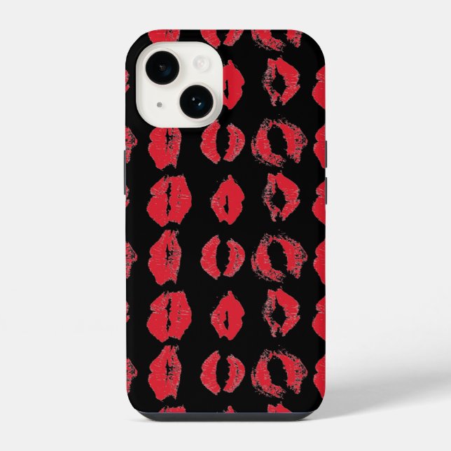 Kissy Lips iPhone Case (Back)