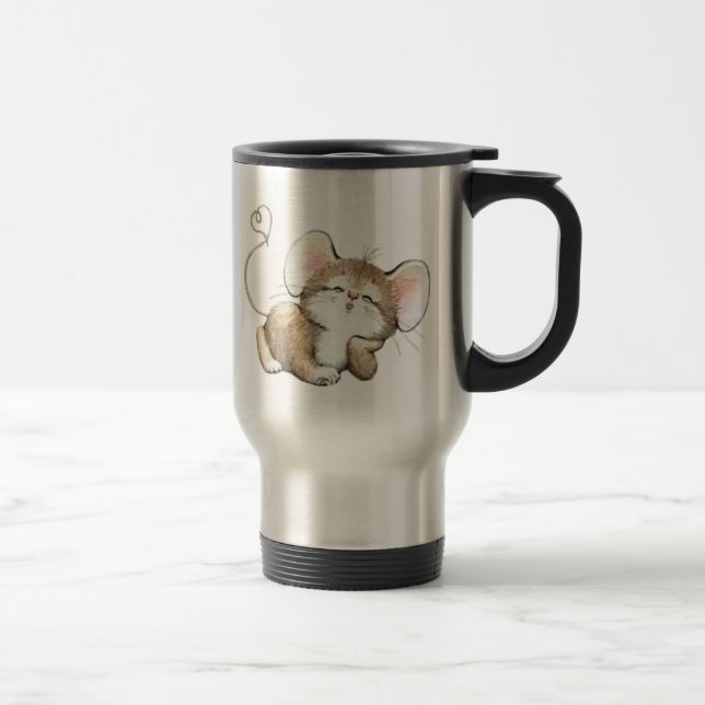 Kissy Mouse Travel Mug (Right)