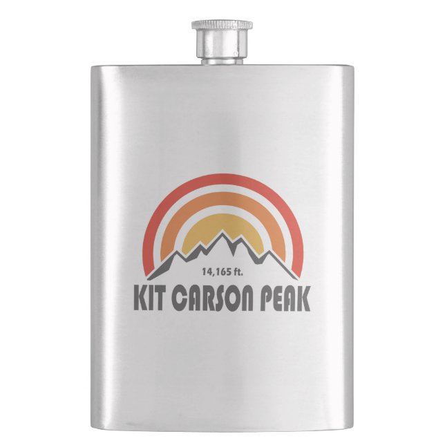 Kit Carson Peak Hip Flask (Front)