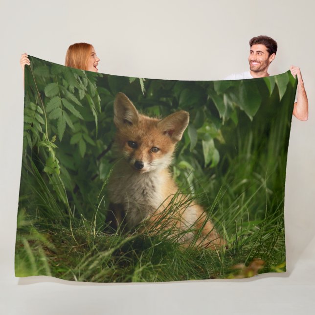 KIT FOX FLEECE BLANKET (In Situ)