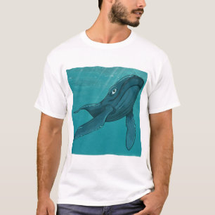 Kit, Sperm Whale, Under The Water T-Shirt