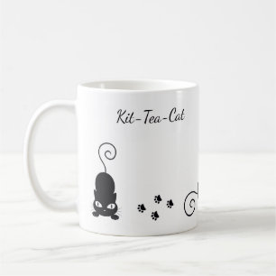 Kit Tea Cat White 11 oz Classic White Mug