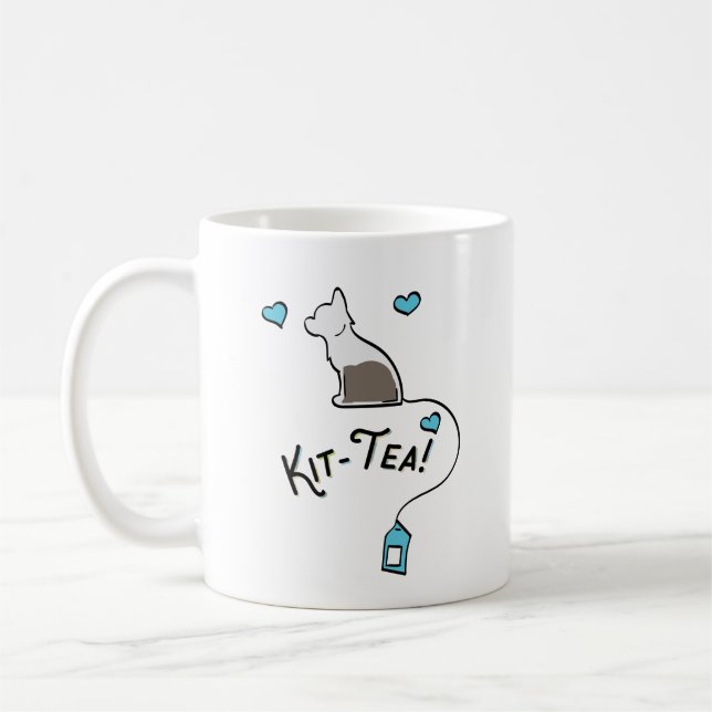 Kit-tea Coffee Mug (Left)