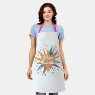 Kitchan apron believe in possibility