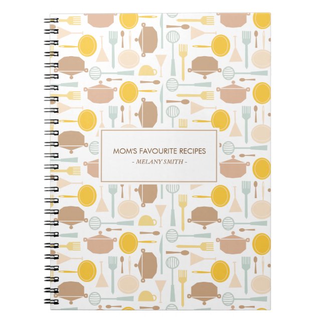 Kitchen Appliance Mum's Favourite Recipes Notebook (Front)