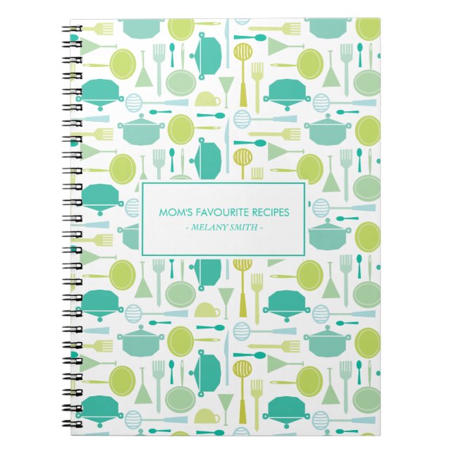 Kitchen Appliance Mum's Favourite Recipes Notebook (Front)