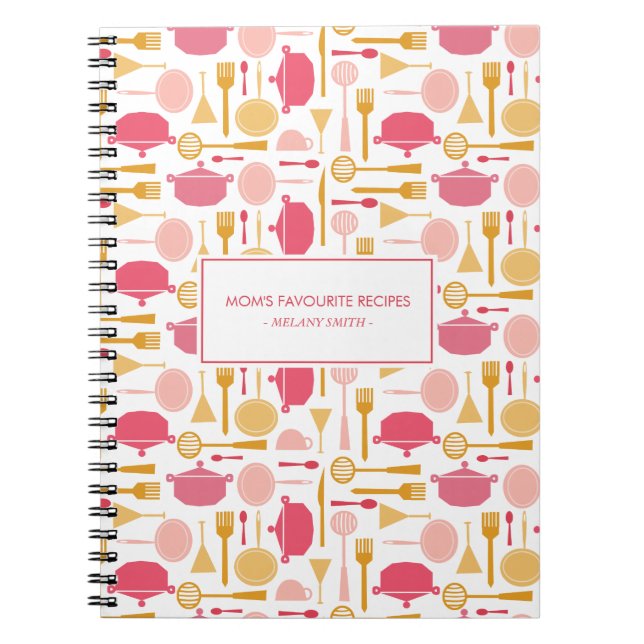 Kitchen Appliance Mum's Favourite Recipes Notebook (Front)