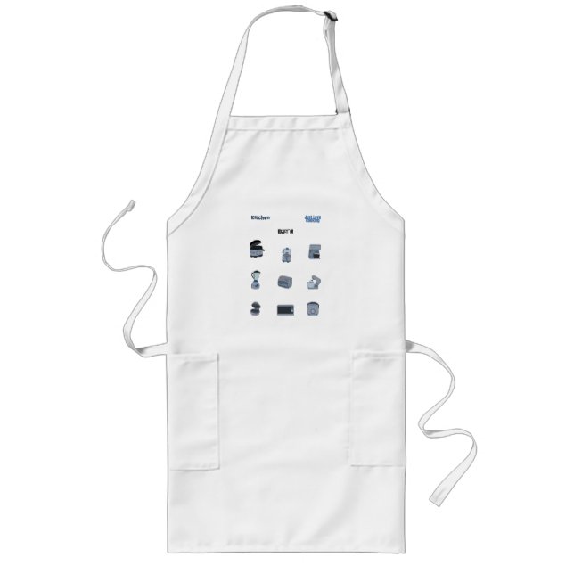 Kitchen Appliances Long Apron (Front)