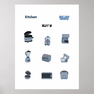 Kitchen Appliances Poster