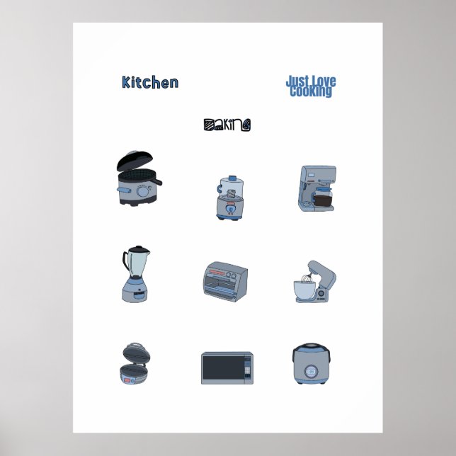 Kitchen Appliances Poster (Front)