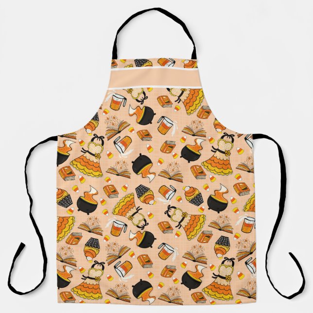 Kitchen Apron, Holiday Baking Apron (Front)