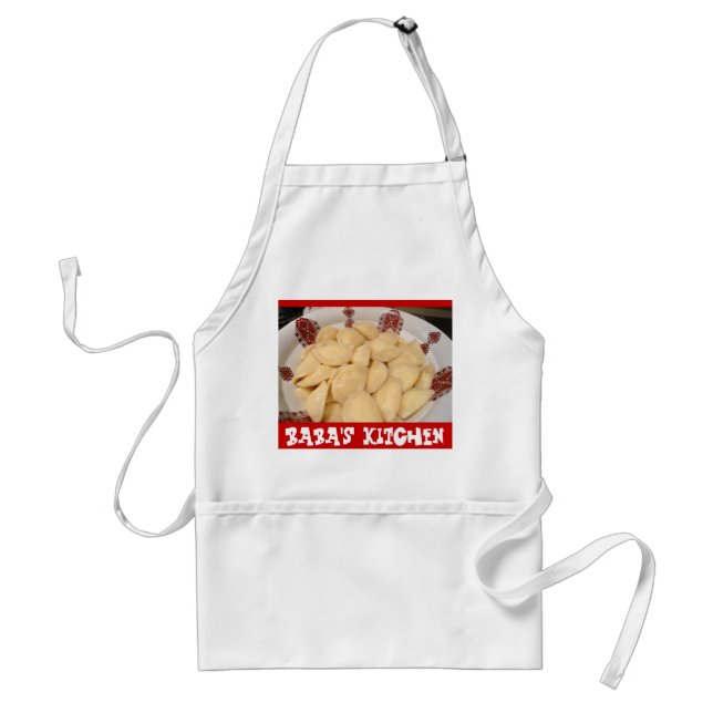 Kitchen Apron with Perogies (Front)