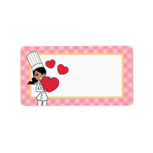 Kitchen Art Girl Label