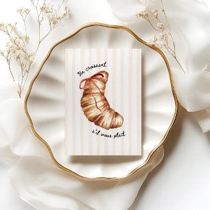 Kitchen Art Print Un Croissant S'il Vous Plaît