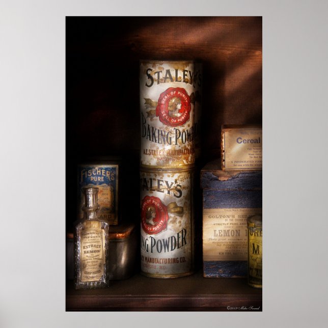 Kitchen -  Baking powder and Lemon extract Poster (Front)