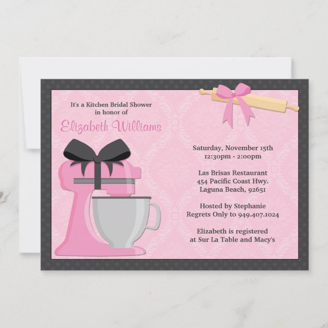 Kitchen Bridal Shower Invitation (Front)