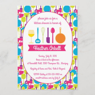 Kitchen Bridal Shower Invitation
