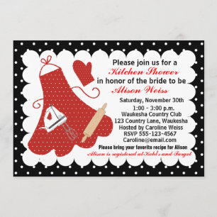 Kitchen Bridal Shower Invitation