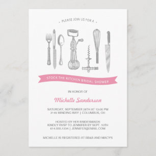 Kitchen Bridal Shower Invitation