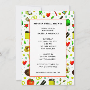 Kitchen Bridal Shower Invitation