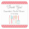 Kitchen Bridal Shower Thank You Stickers