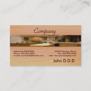 Kitchen Business Card