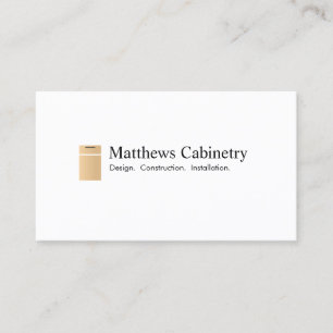 Kitchen Cabinet and Renovation Designer Business Card