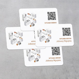 Kitchen Cabinets Customised QR Business Card