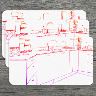 Kitchen Cabinets Remodeling Business Card