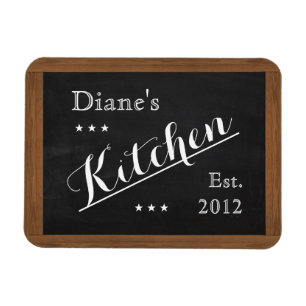 Kitchen Chalkboard Magnet (customisable)
