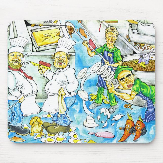 Kitchen Chaos Mouse Mat (Front)