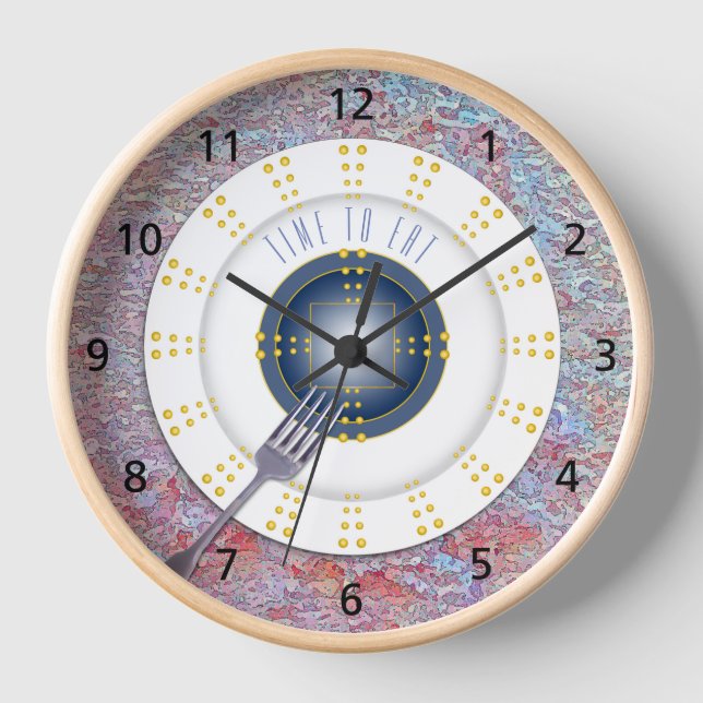 Kitchen Clock with Fork Wall Clock (Front)