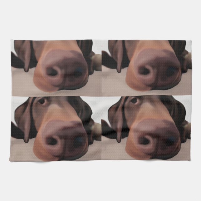 Kitchen Cloth Dog Nose (Horizontal)