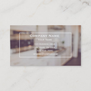 Kitchen Contractor Cabinetry Business Card